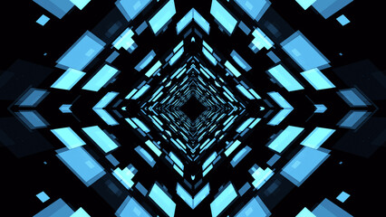 Wall Mural - VJ abstract light event particles concert intro game edm music stage party openers titles led neon tunnel background