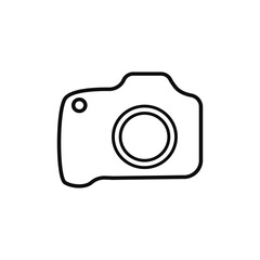 Canvas Print - Camera logo icon