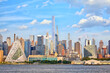 Midtown Manhattan skyscrapers over Hudson River, New York City