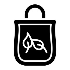 Poster - Eco Bag Icon Style