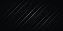 Abstract Black And Gray Background With Diagonal Lines Pattern Banner Vector File