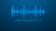 © Aisiiyan - Music sound equalizer interface. Vector illustration with light effect and neon