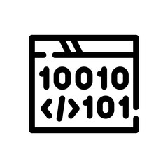 coding line icon