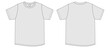 © sugix - t shirt template mock up front and back views