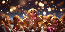 Gingerbread Man Wallpaper For Christmas