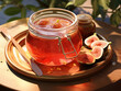 fig jam glass jar