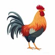 © marfuah - Cartoon rooster illustration, AI generated Image
