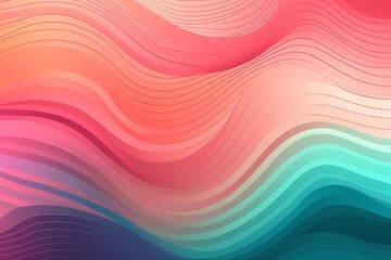 Wall Mural - A vibrant abstract background with flowing lines