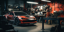Car Tuning In The Workshop