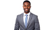 © Ketanoff - African-american young freelancer businessman student boss. Transparent background or PNG file. Generated by AI