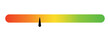 Rating slider with black arrow indicator. Feedback slider or level scale for rating happy neutral sad angry emotions. Gradient expression levels. Colored rating levels. Vector illustrations.
