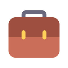 Poster - briefcase flat icon