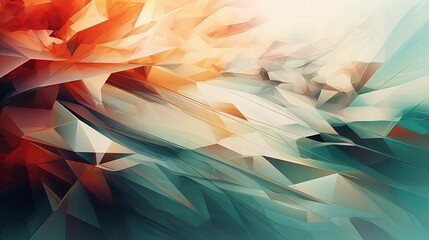 Wall Mural - Abstract background - creative design with colorful shapes and patterns