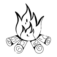 Sticker - Bonfire 