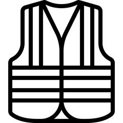 Wall Mural - Safety Vest Icon