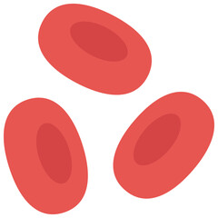 Wall Mural - Red Blood Cells Icon