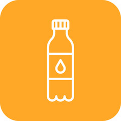 Canvas Print - Water Bottle Icon