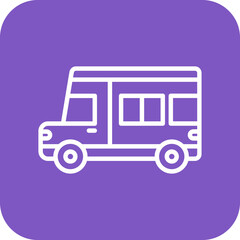 Sticker - Caravan Icon