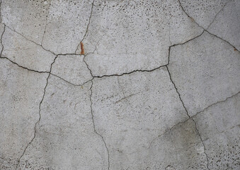 Sticker - cracked weathered concrete texture background