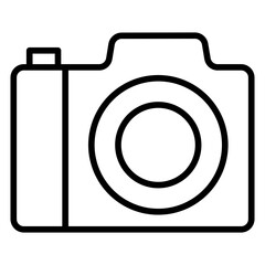 Wall Mural - Outline Camera icon