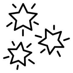 Poster - Outline Stars icon