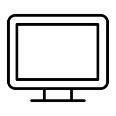 Wall Mural - Outline Computer icon