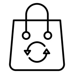 Poster - Outline Refresh Bag icon