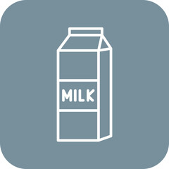 Canvas Print - Milk Carton Icon