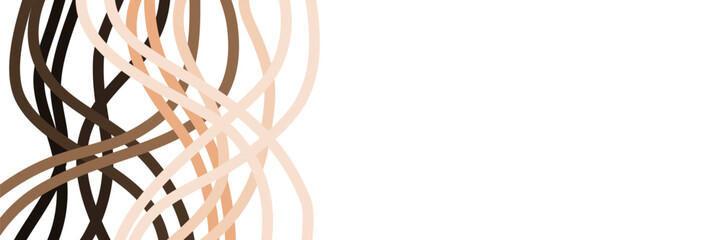 creative abstract modern graphic motion flowing wavy line cream pastel colored pattern vector illustration good for wallpaper, backdrop, background, web banner, and design template