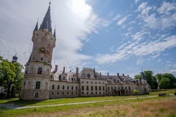 Haunted Abandoned Baroque-Classical Palace: A Spine-Tingling Tale of Eerie Elegance and Ghostly Grandeur