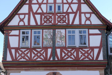 Wall Mural - Bemaltes Haus in Wenigumstadt