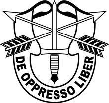 Vietnam War United States Invasion Of Panama De Oppresso Liber Special Forces, United States, Emblem, Logo, United States Vector