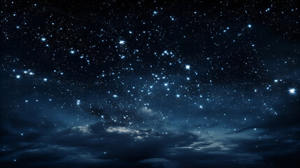 Wall Mural - clear starry sky at night. beautiful night sky, milky way.