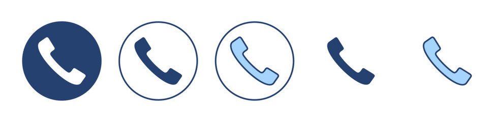 Wall Mural - Call icon vector. telephone sign and symbol. phone icon. contact us