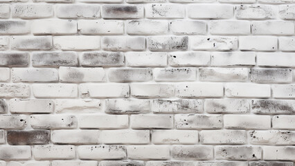 White brick wall texture background for stone tile block painted in grey light color wallpaper modern interior and exterior and backdrop design