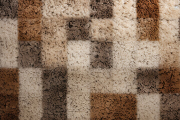 Wall Mural - powder grid carpet texture