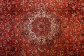 Wall Mural - faded ornate carpet texture