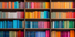 © sam - colourful books on a shelf