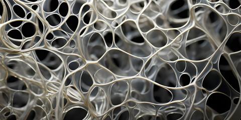 Microscope image of a material or organic surface