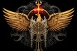 Religious symbol and royal emblem. Generative AI