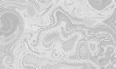 Canvas Print - Halftone vector background. Monochrome halftone pattern. Abstract geometric dots background. Pop Art comic gradient black white texture. Design for presentation banner, poster, flyer, business card.	