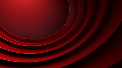 Wall Mural - dark red circular pattern with 3d lines and radio waves. elegant abstract design for love and sale b