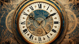Fototapeta Big Ben - Vintage Clock Face