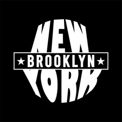 Wall Mural - new york typography for print t shirt