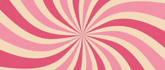 Wall Mural - Retro background of the 70s. Abstract vintage background. Vector illustration