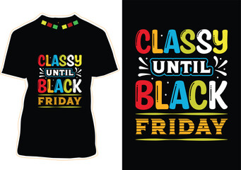 Canvas Print - Happy Black Friday T-shirt Design