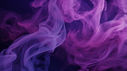 Wall Mural - Purple smoke - abstract background with copy space