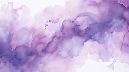Wall Mural - Purple watercolor background - abstract artwork with copy space