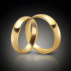 wedding rings illustration