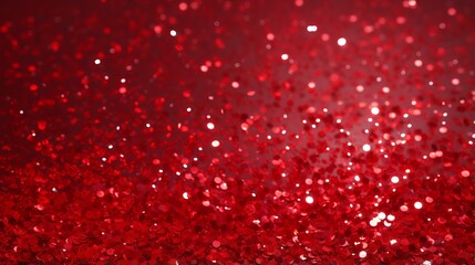 Wall Mural - sparkling red glitter texture for festive and glamorous backgrounds